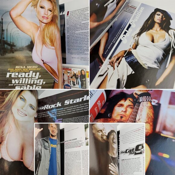 Gene Simmons Tongue Magazine Vintage Fall 2002 KISS Sable Tony Hawk Y2K Unread - Picture 4 of 8